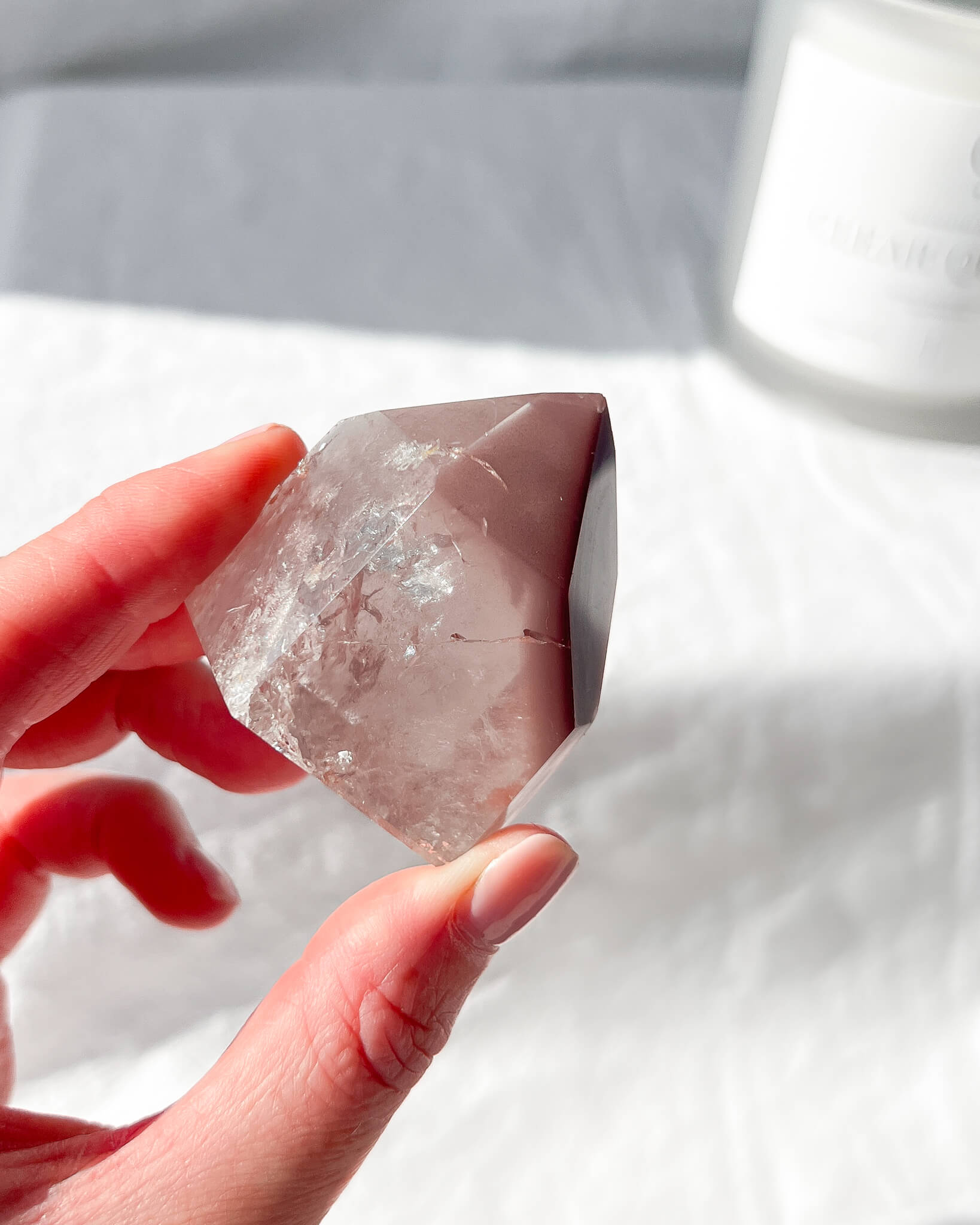 Pink Lithium Tower Healing Crystal