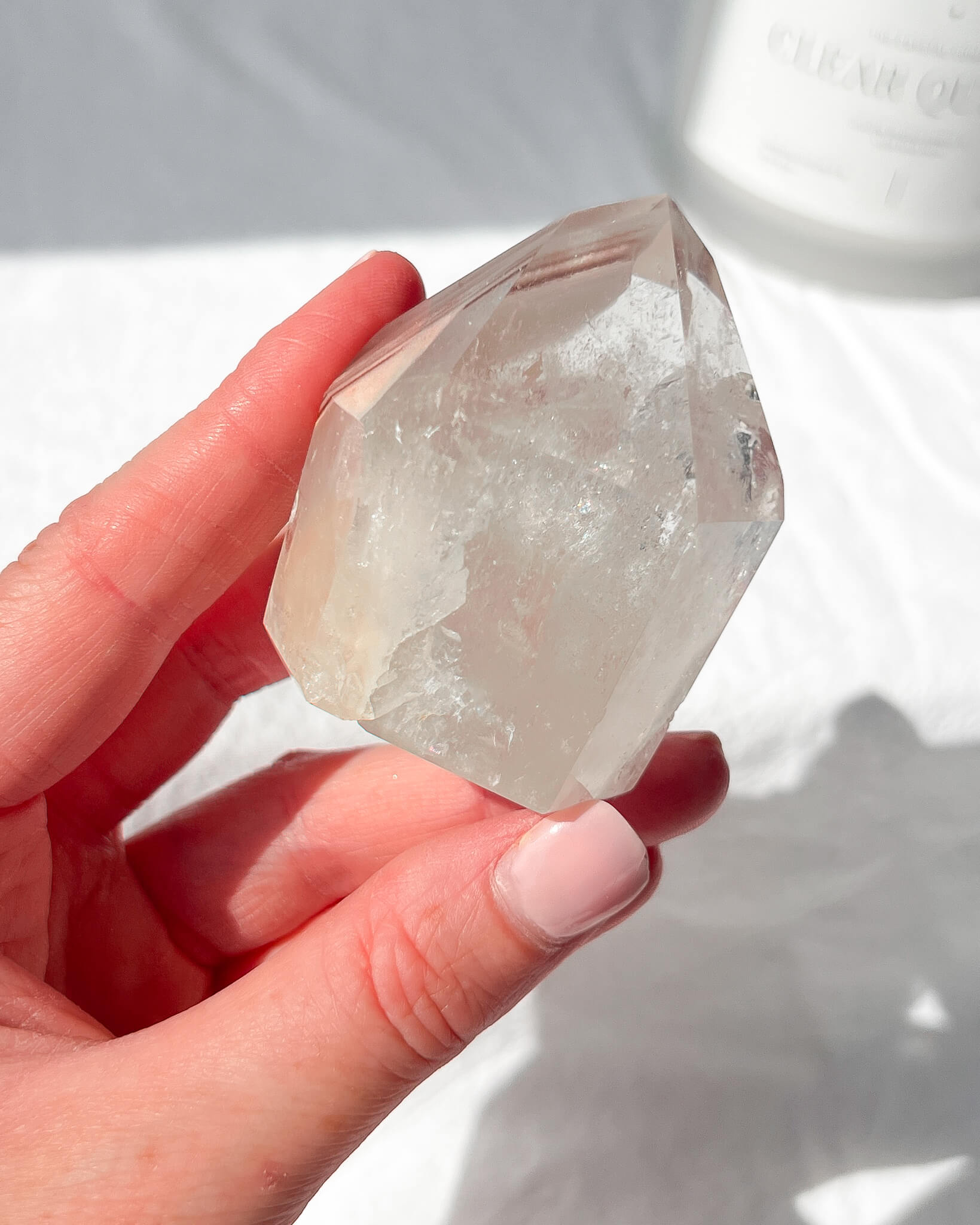 Pink Lithium Tower Healing Crystal