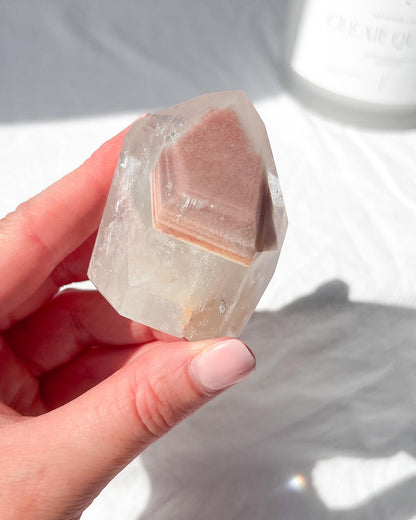 Pink Lithium Tower Healing Crystal