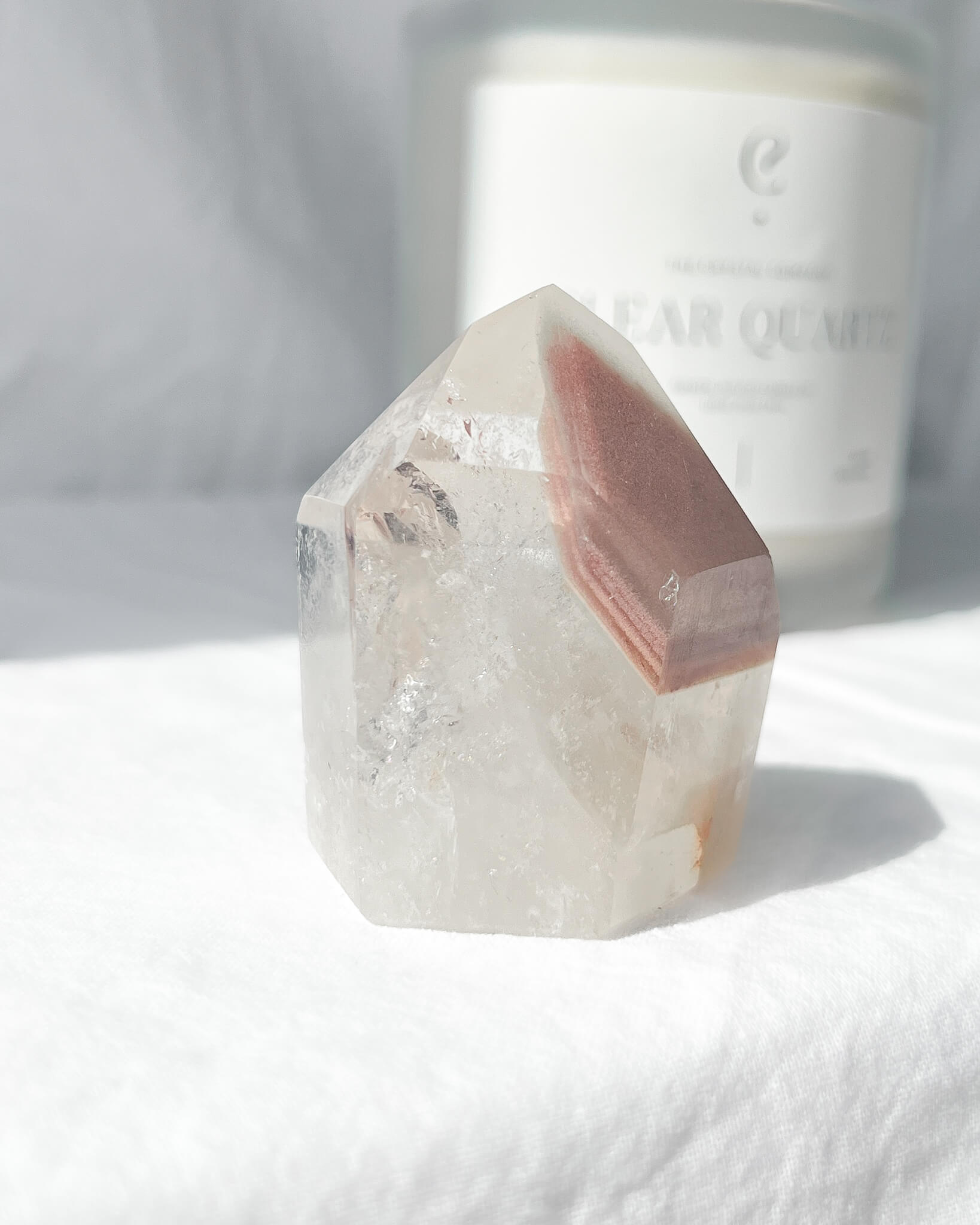 Pink Lithium Tower Healing Crystal