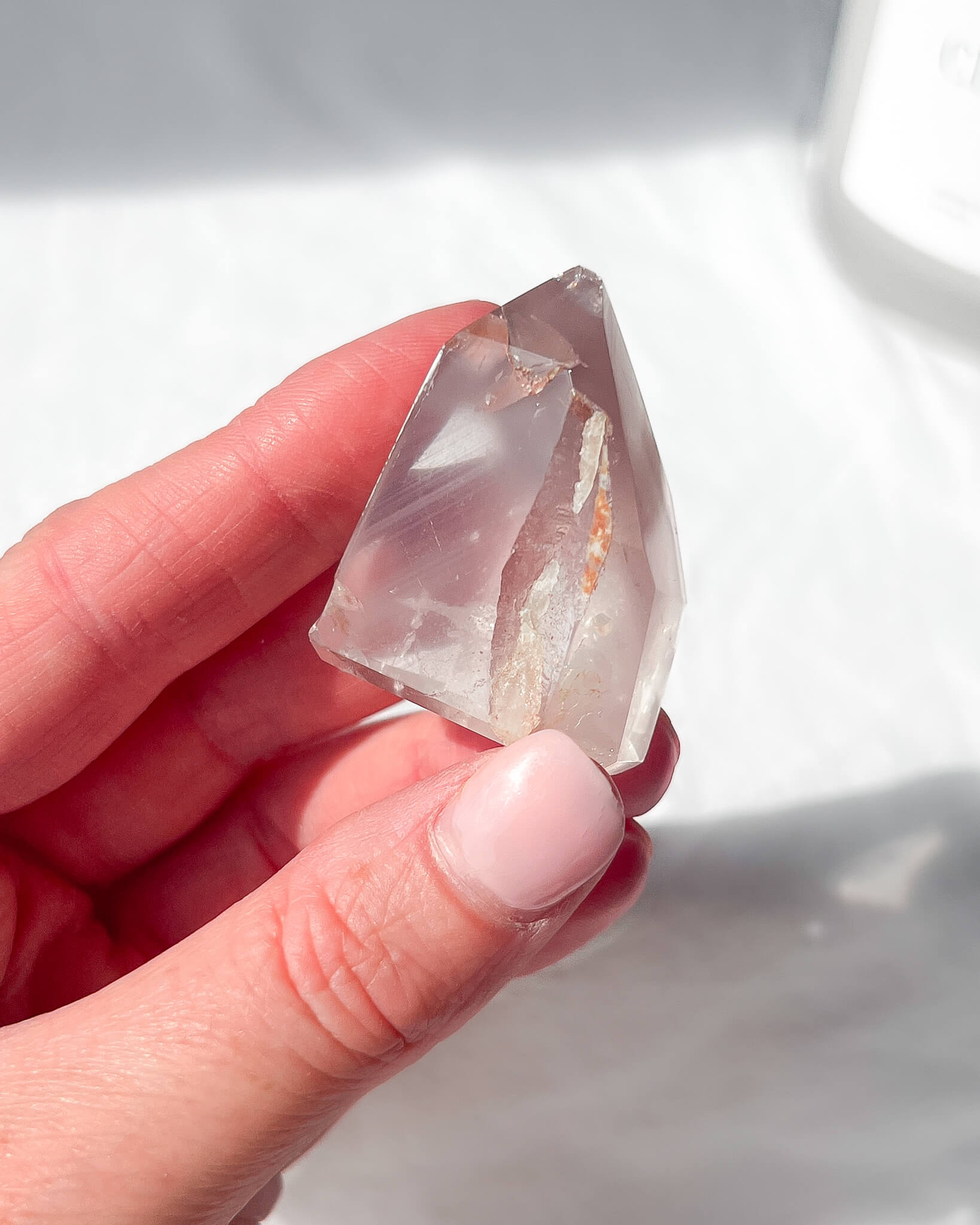 Pink Lithium Tower Healing Crystal