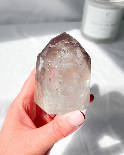Pink Lithium Tower Healing Crystal