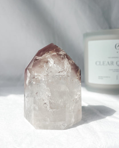 Pink Lithium Tower Healing Crystal