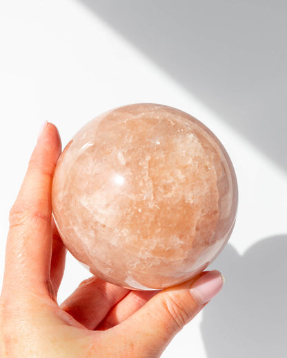 Pink Amphibole Sphere Healing Crystal
