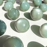 Sage Green Silky Moonstone Sphere Healing Crystal