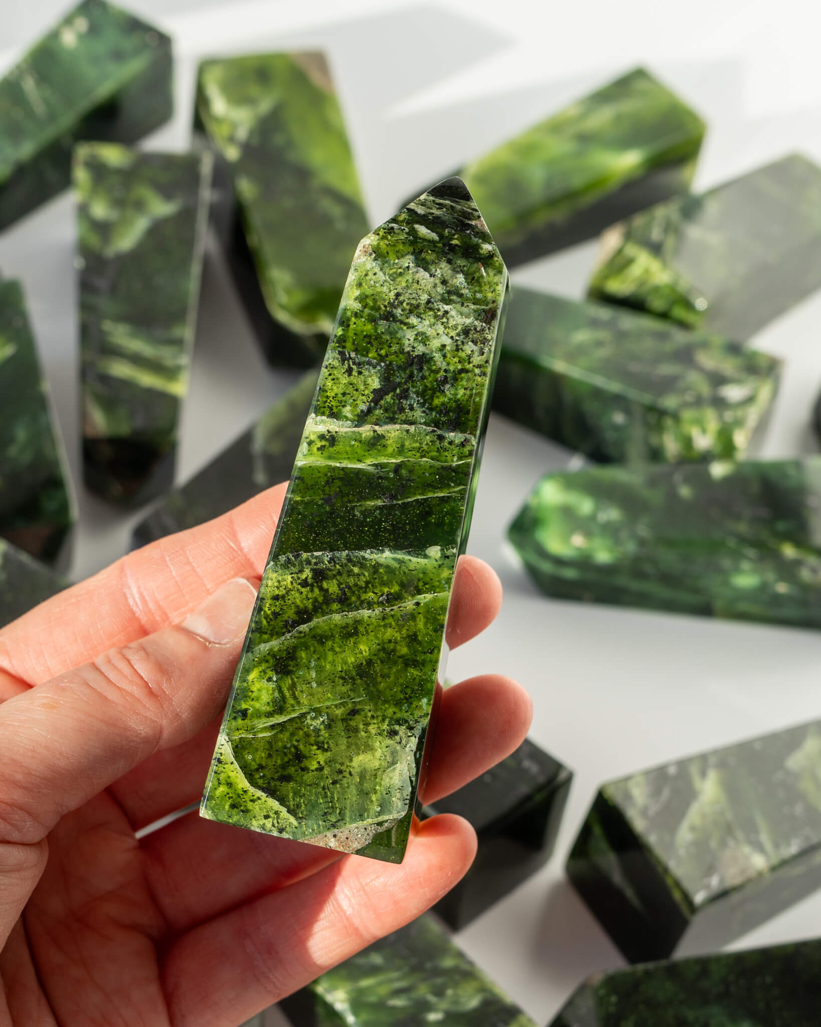 Serpentine Tower Healing Crystal