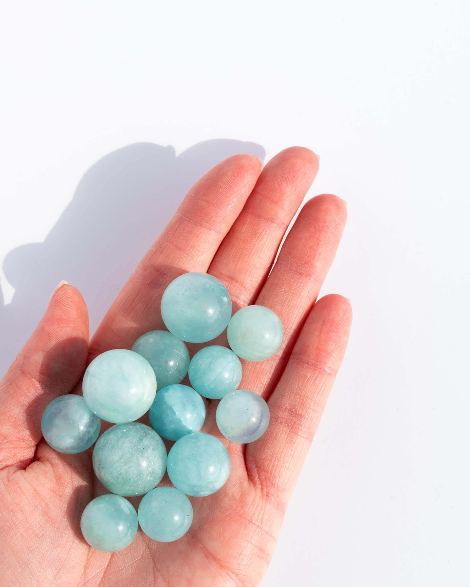 Aquamarine Mini Sphere Healing Crystal