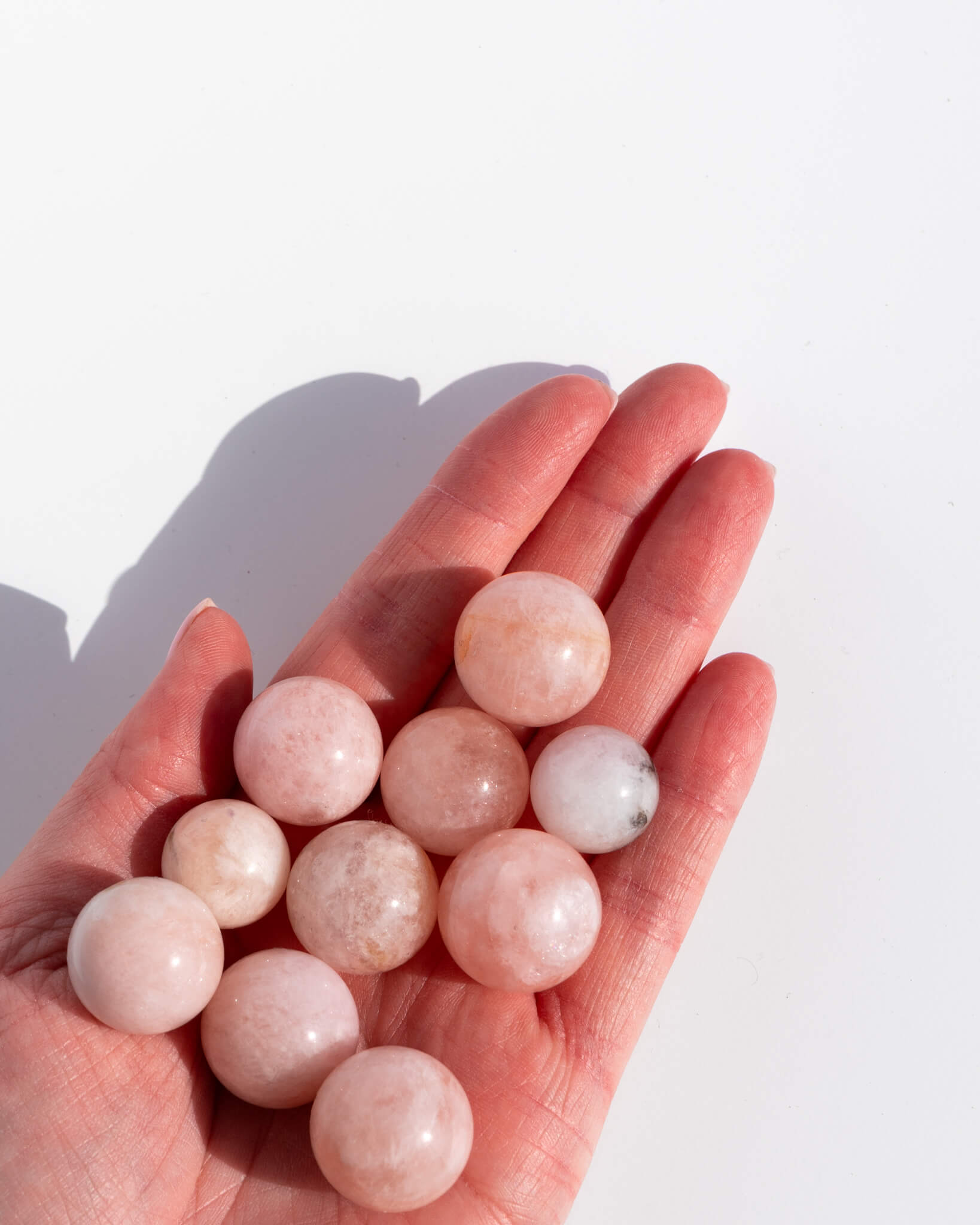 Morganite Mini Sphere Healing Crystal