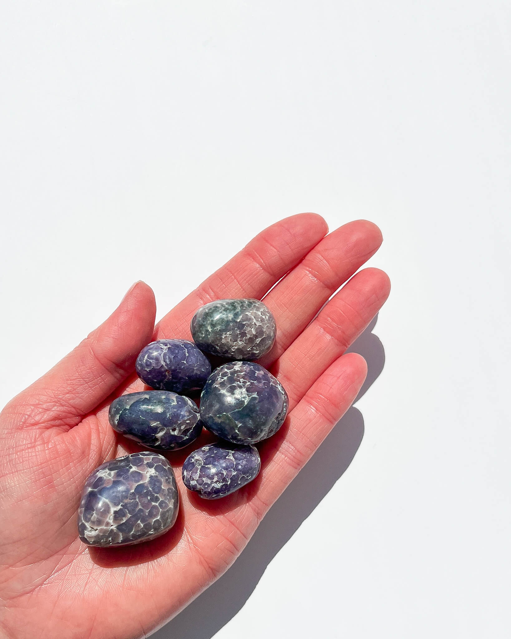 Grape Agate Tumble Stone Healing Crystal