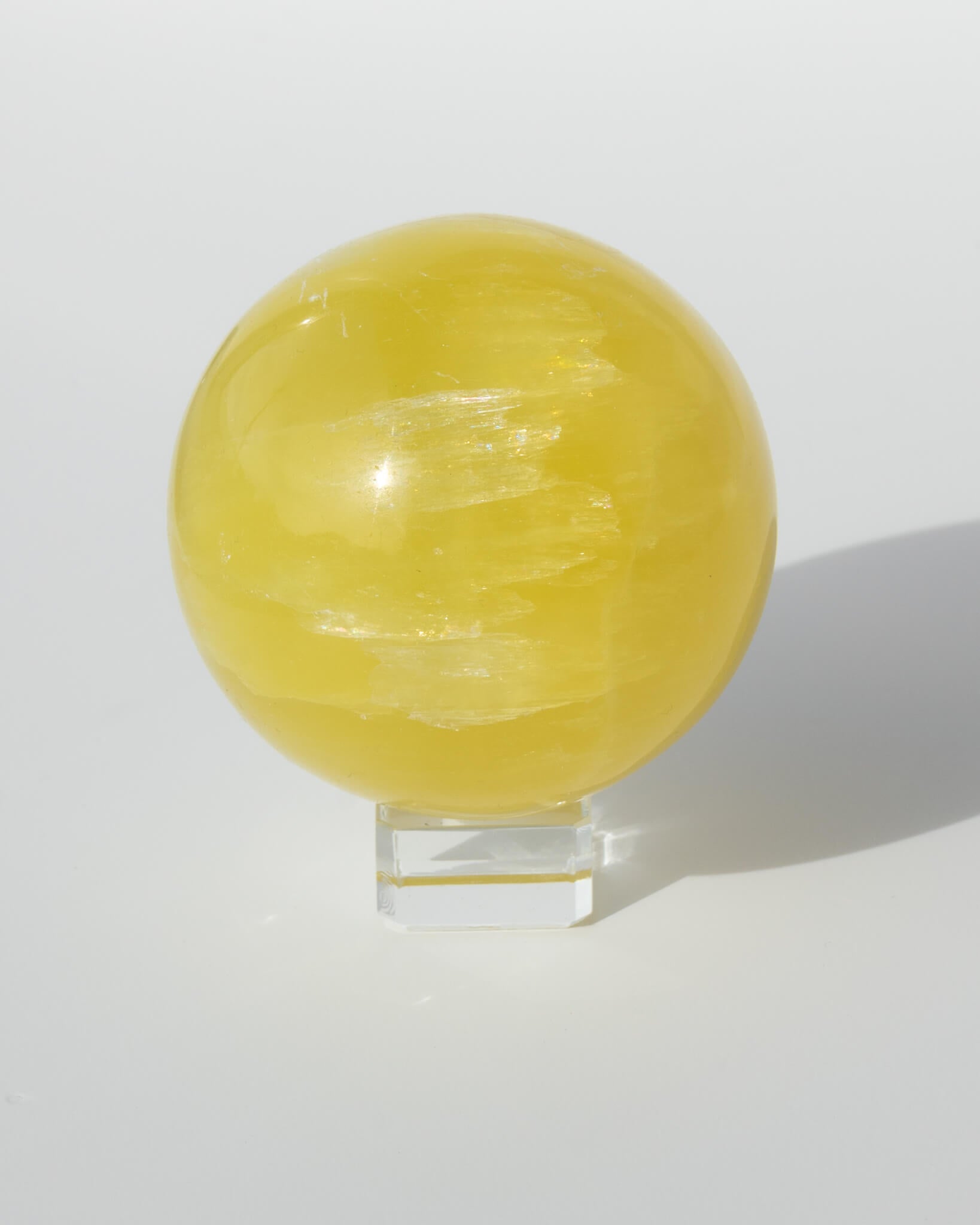 Lemon Calcite Sphere - 48
