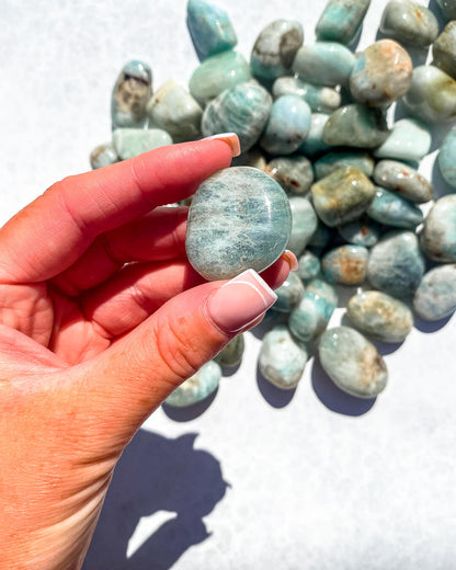 Aquamarine Tumble Stone Healing Crystal