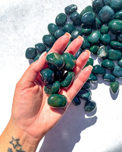 Bloodstone Tumble Stone Healing Crystal