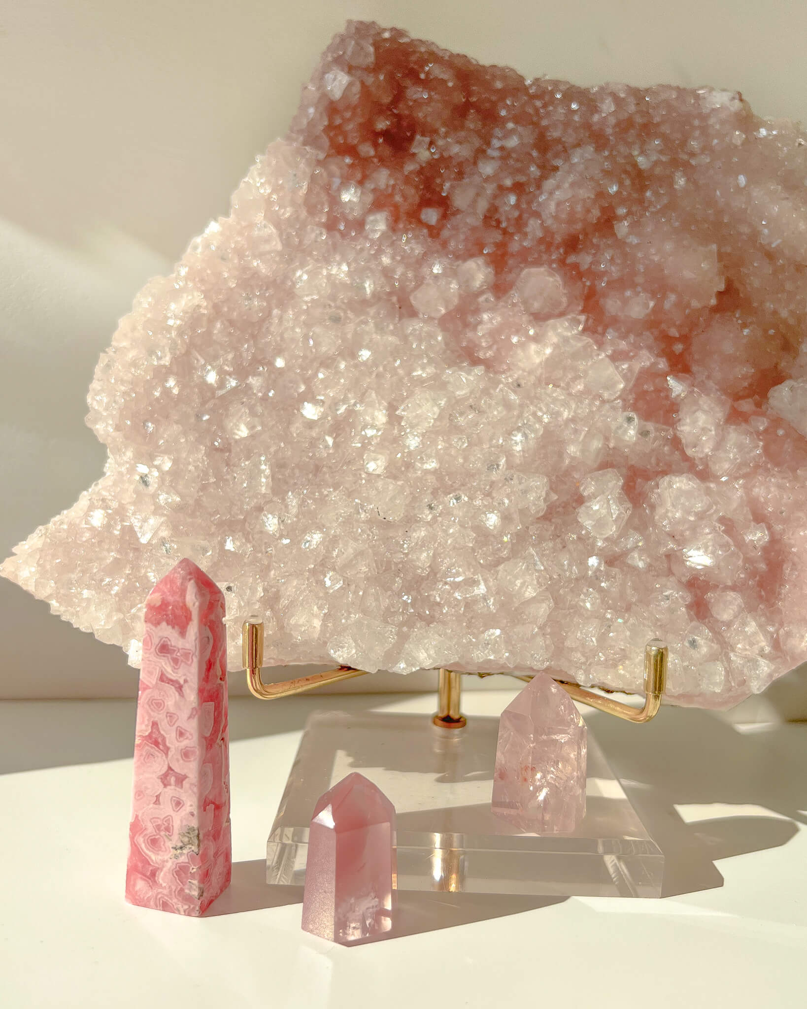 Cluster / Slab Crystal Display Stands Healing Crystal