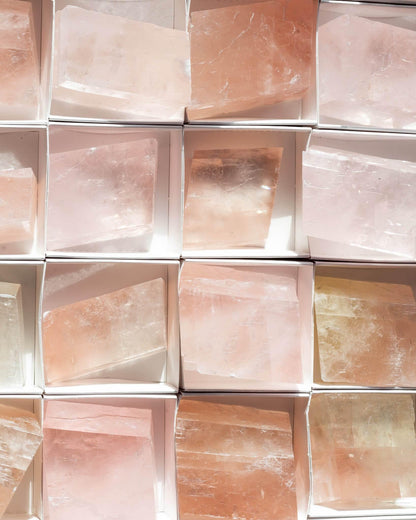 Pink Optical Calcite Healing Crystal