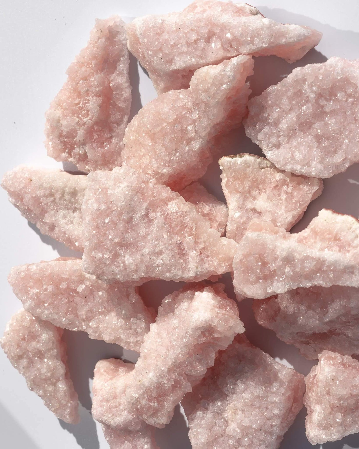 Druzy Pink Apophyllite - The Crystal Company