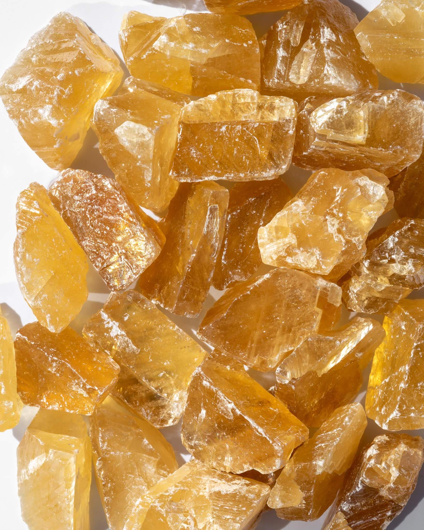 Honey Calcite Rough Healing Crystal