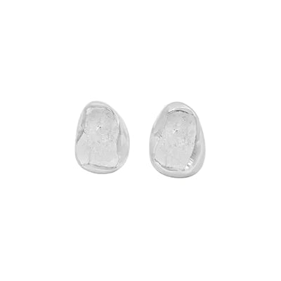 Herkimer Diamond Stud Earrings 925 Sterling Silver