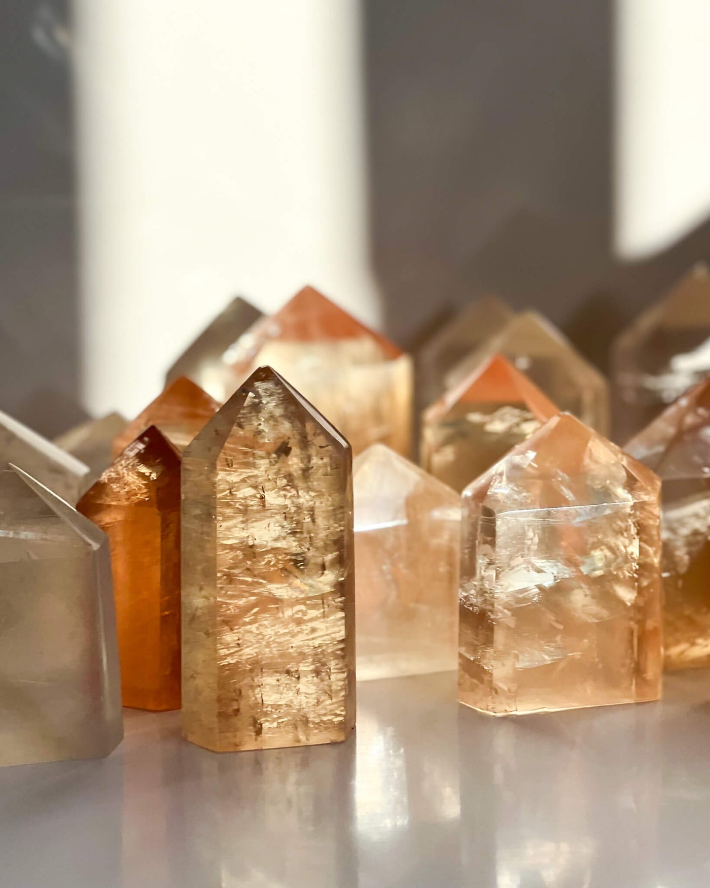 Optical Calcite Towers
