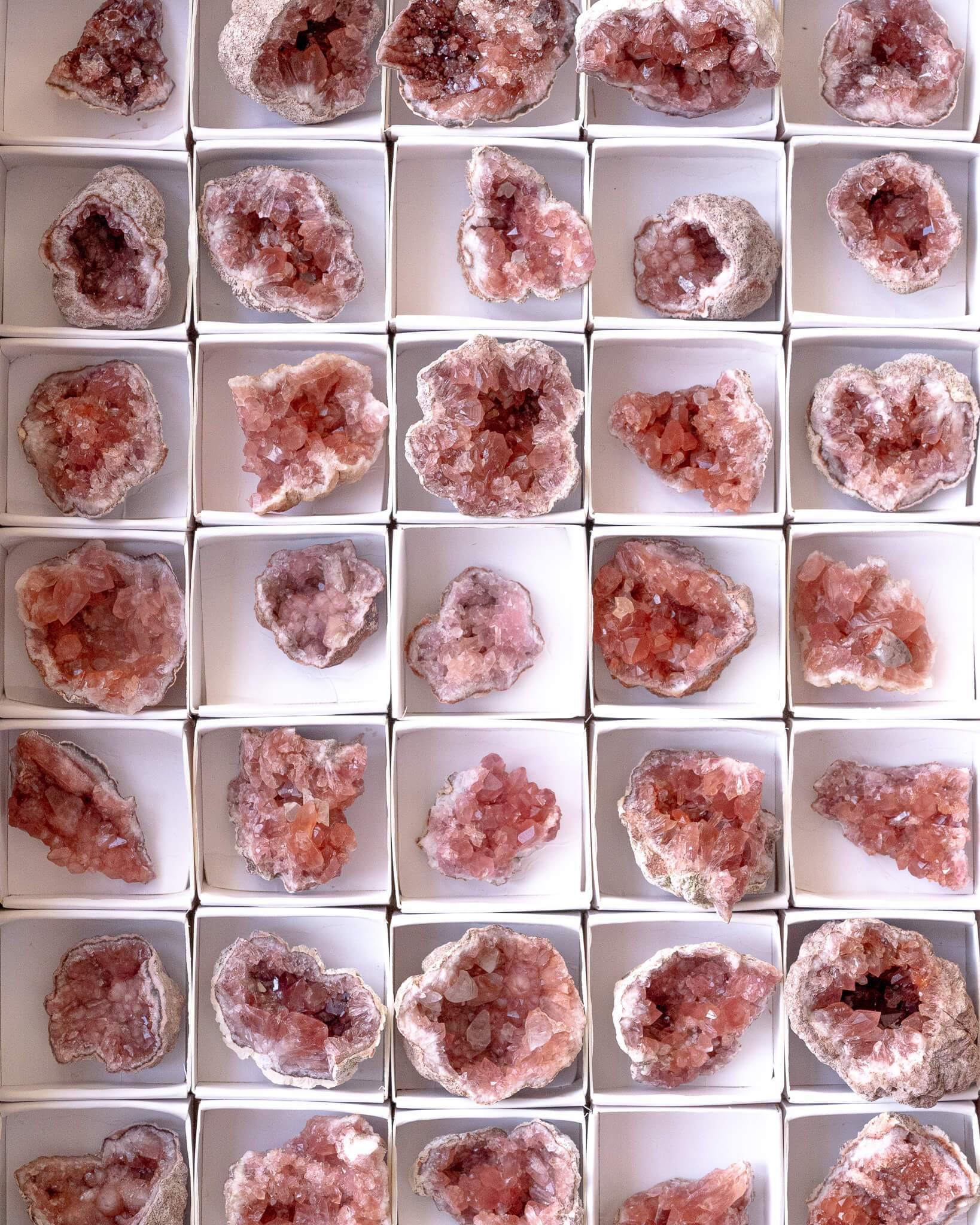 Pink Amethyst Geodes Healing Crystal