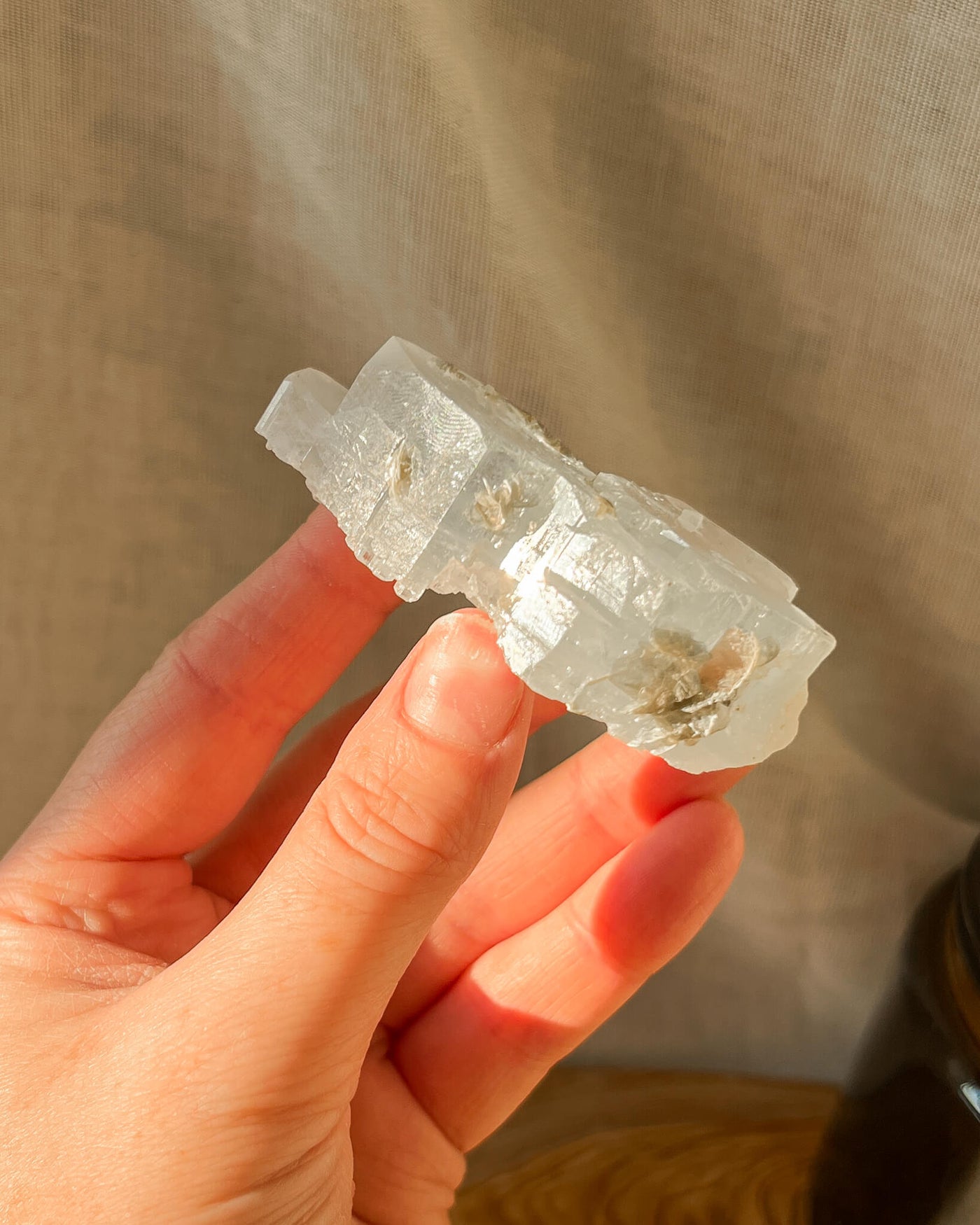 Aquamarine & Golden Mica Specimen - 60