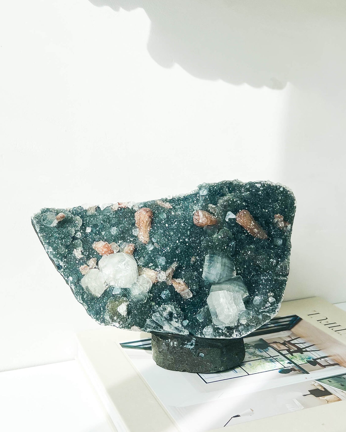 Blue Chalcedony With Apophyllite - 430