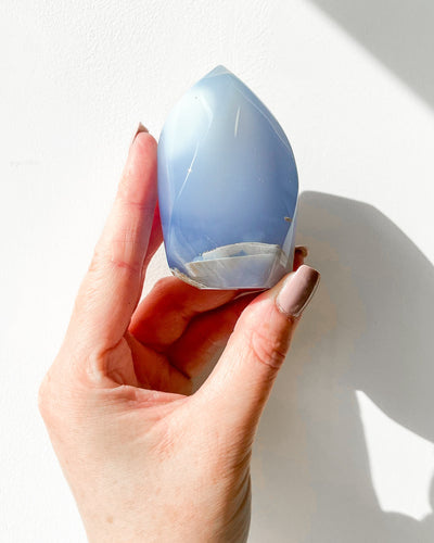Blue Chalcedony Flame - 61