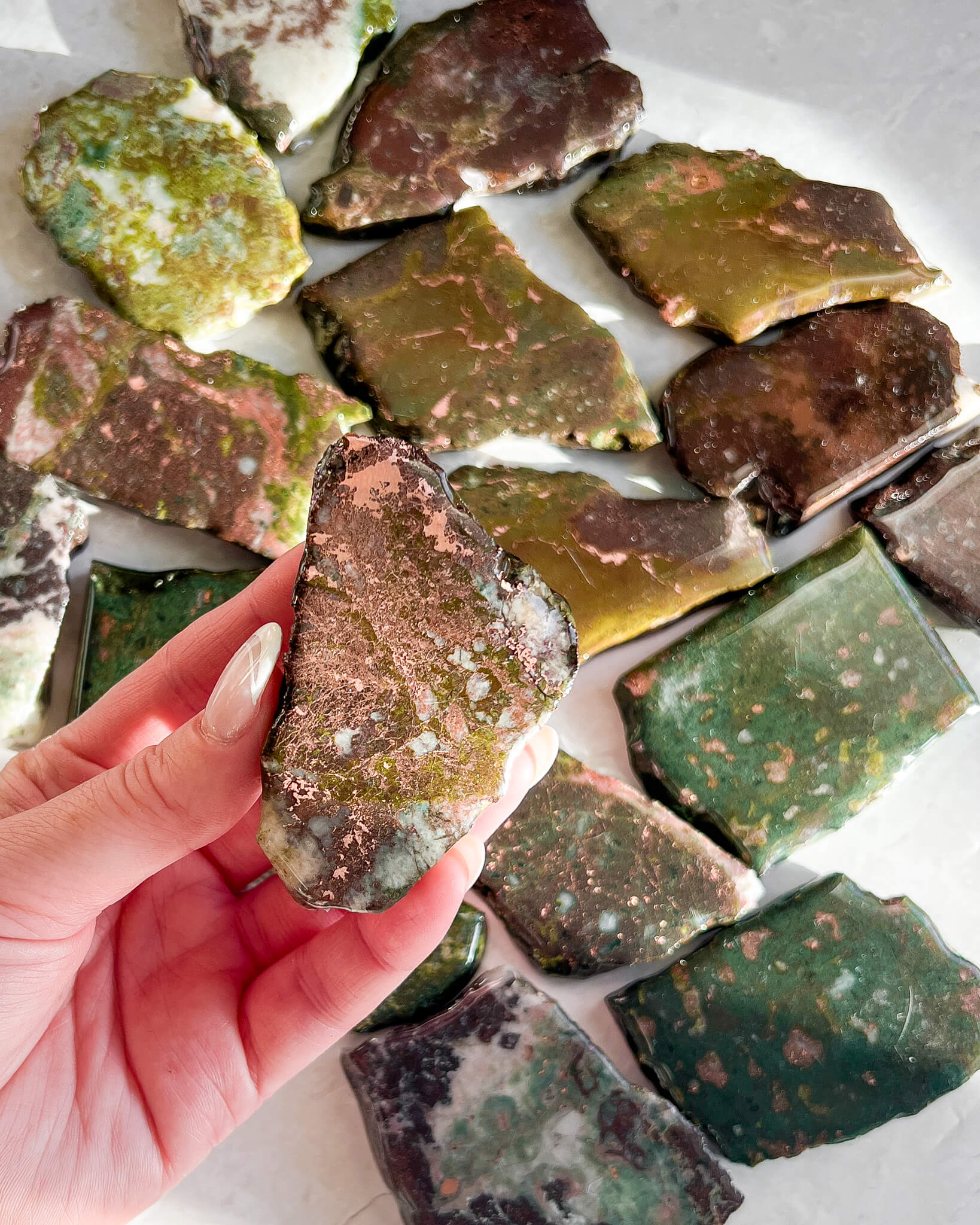 Copper Slice Healing Crystal