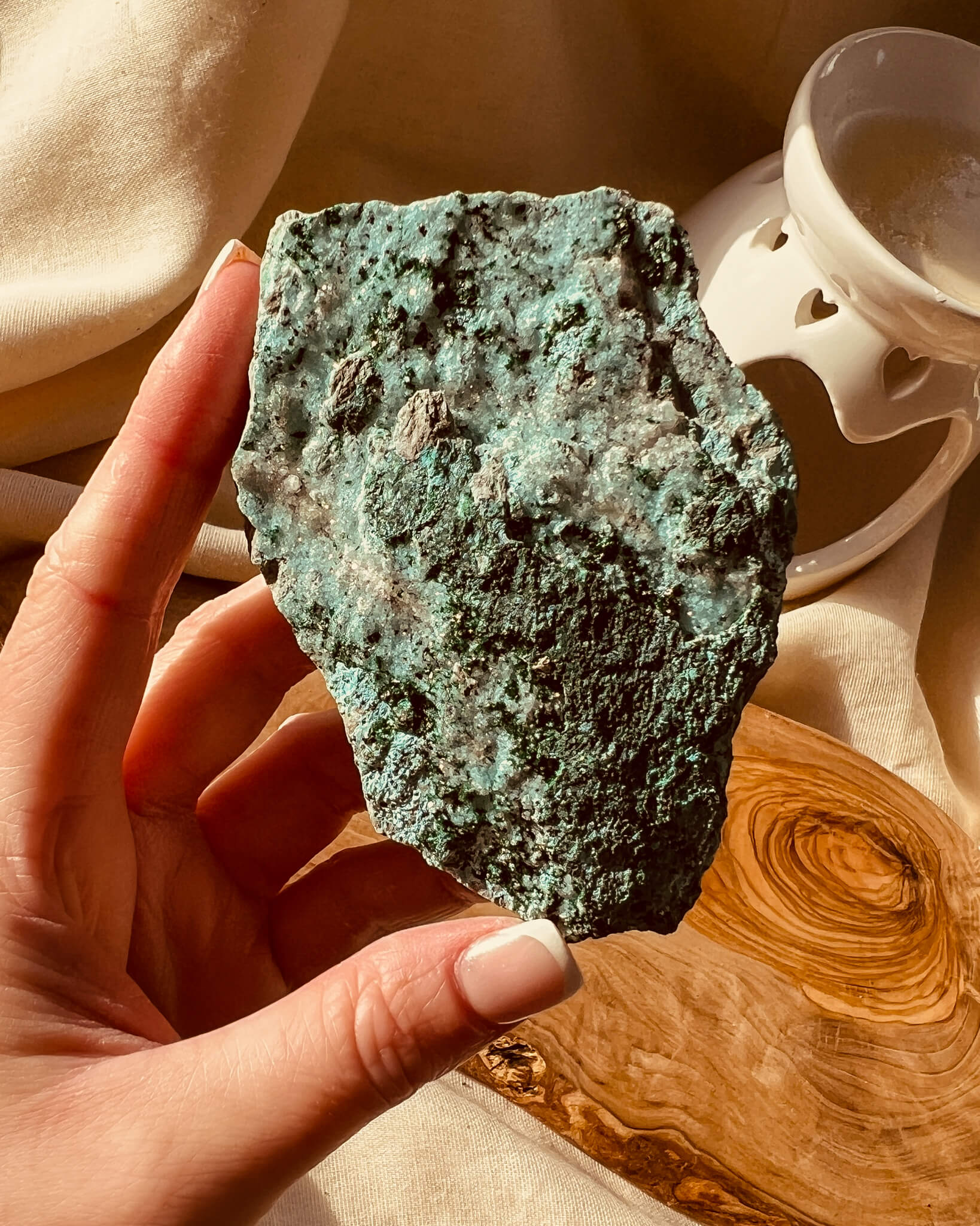 Druzy Chrysocolla Healing Crystal