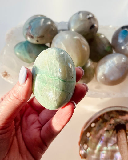 Garnierite Palm Stone Healing Crystal