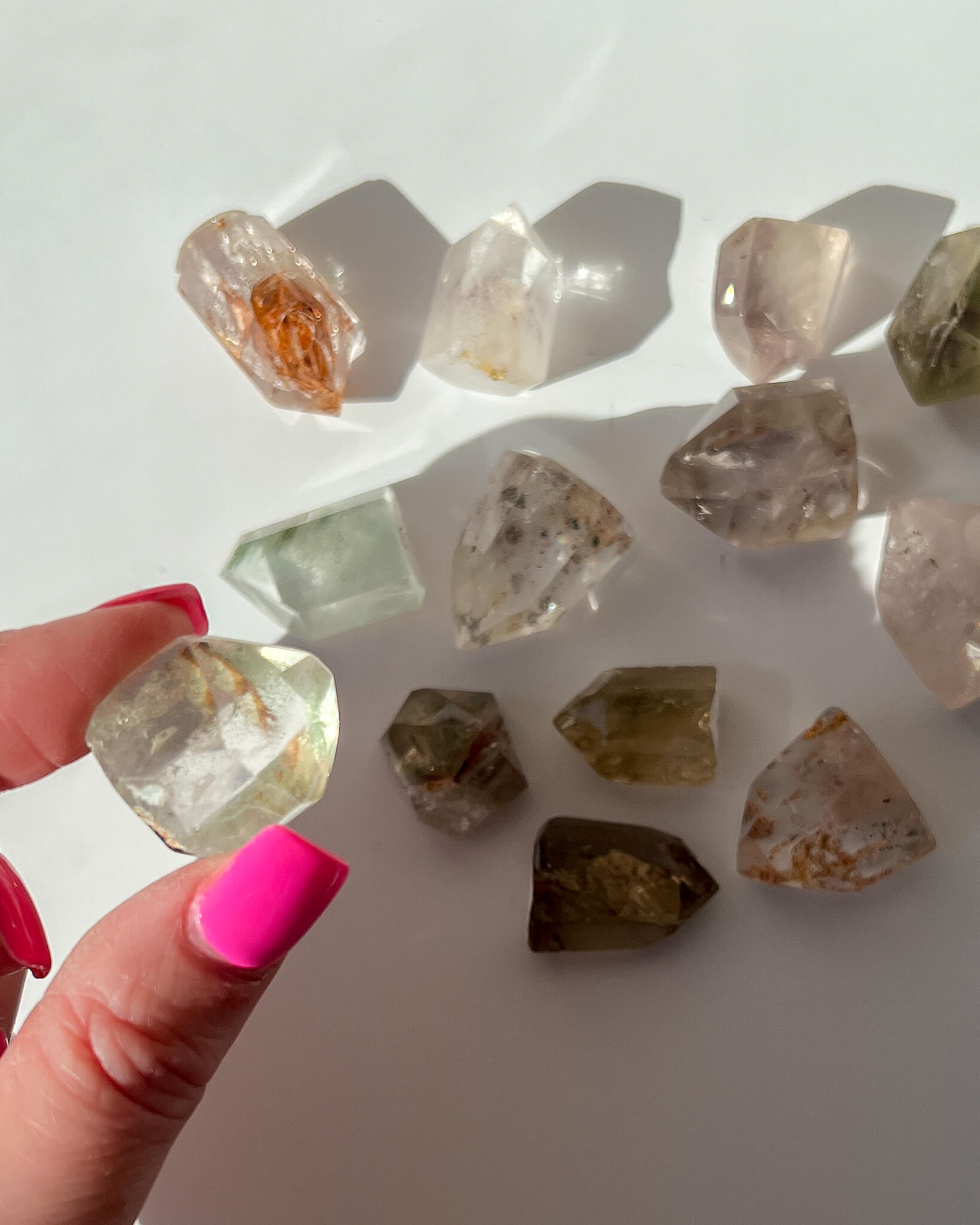 Included Quartz Point Healing Crystal