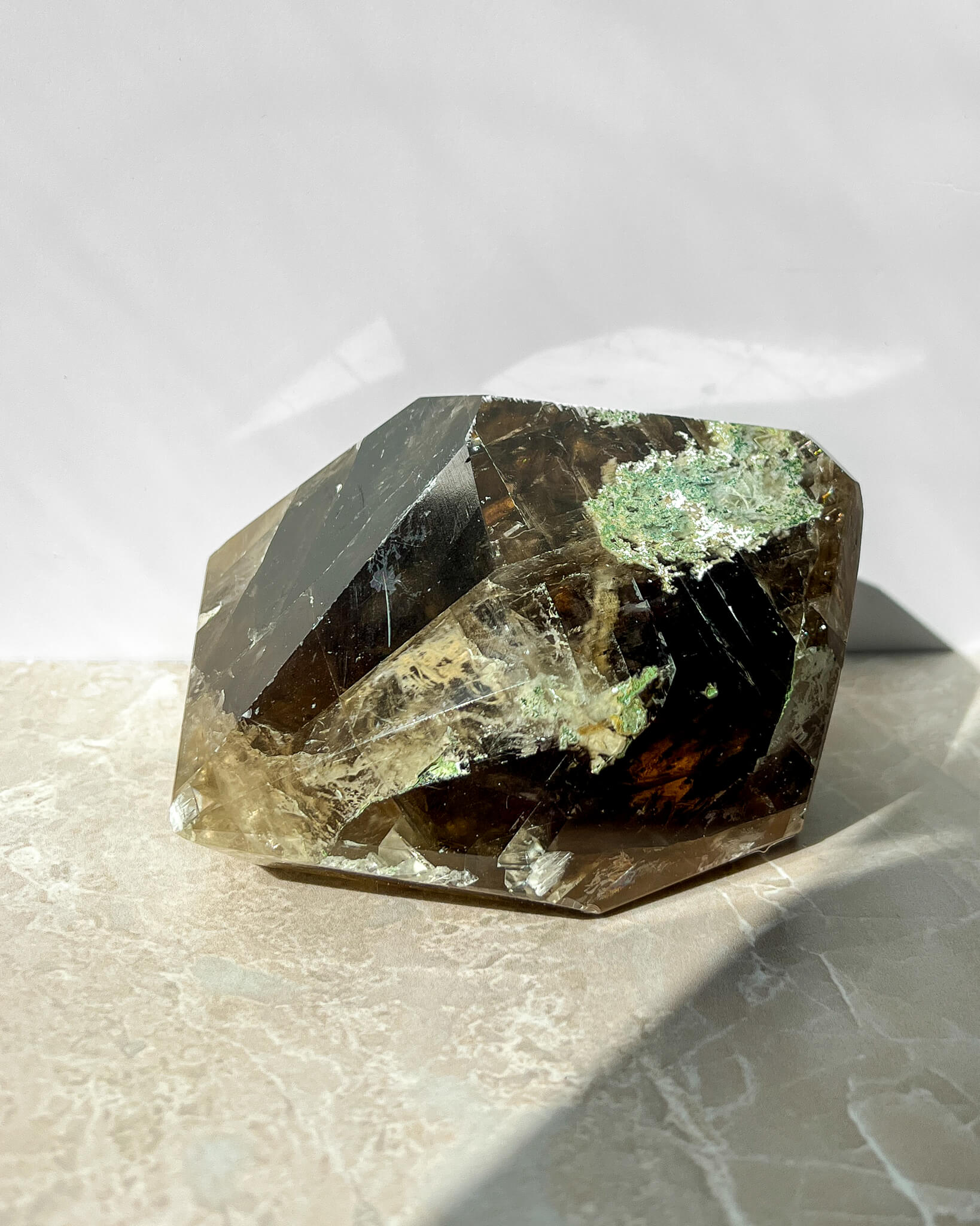 Indian Faceted Calcite - 280