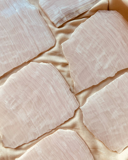 Mangano Calcite Slab Healing Crystal