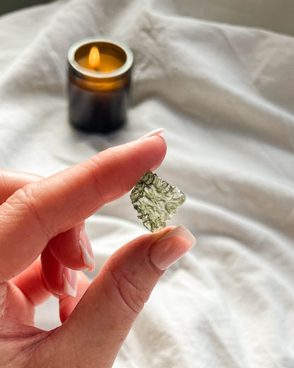 Natural Moldavite Healing Crystal