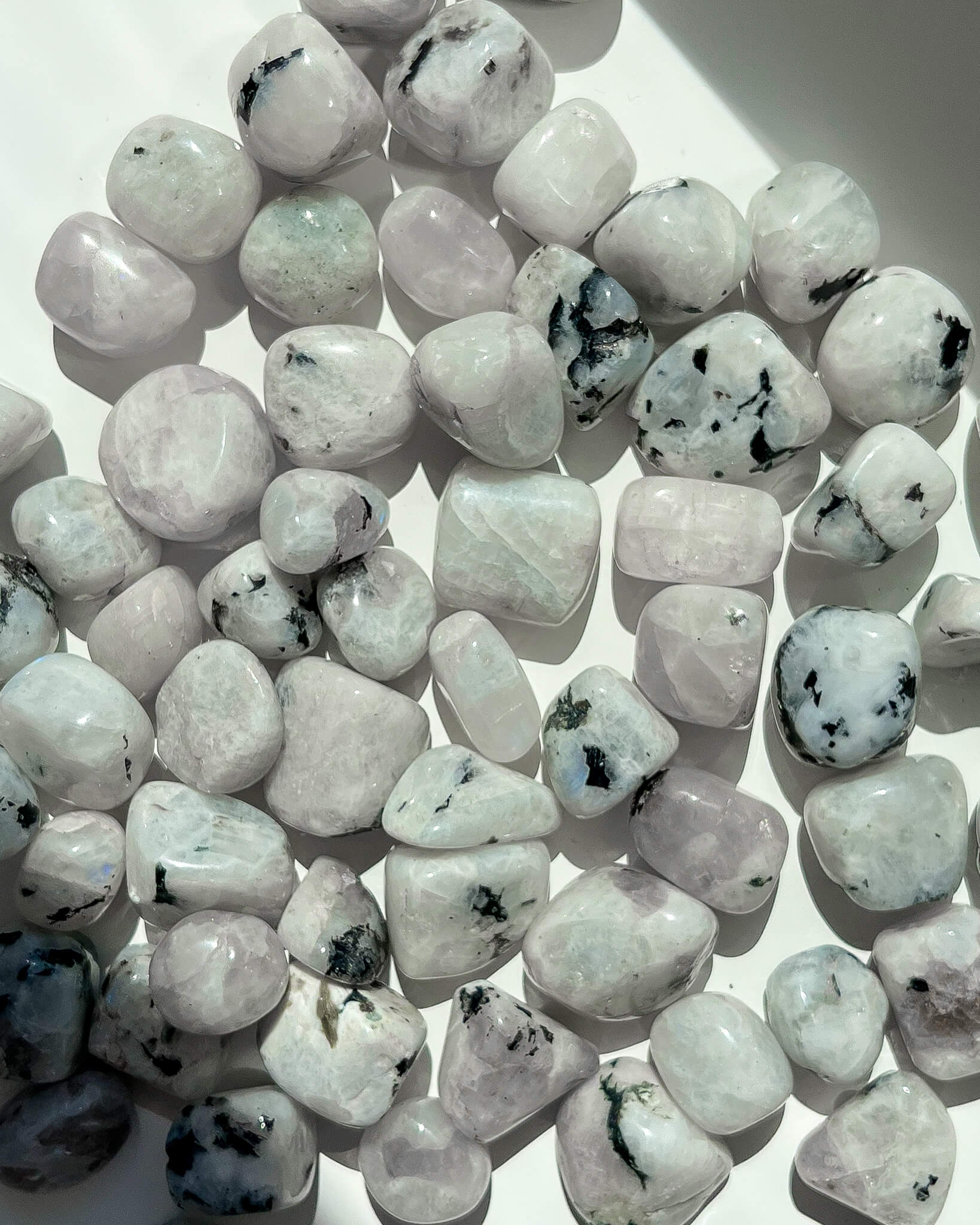 Rainbow Moonstone Tumble Stone Healing Crystal