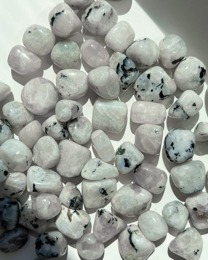 Rainbow Moonstone Tumble Stone Healing Crystal