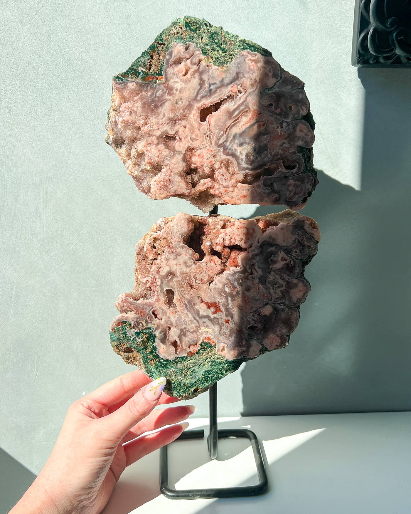 Pink Amethyst On Stand - 273