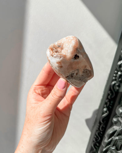 Pink Amethyst Freeform Healing Crystal