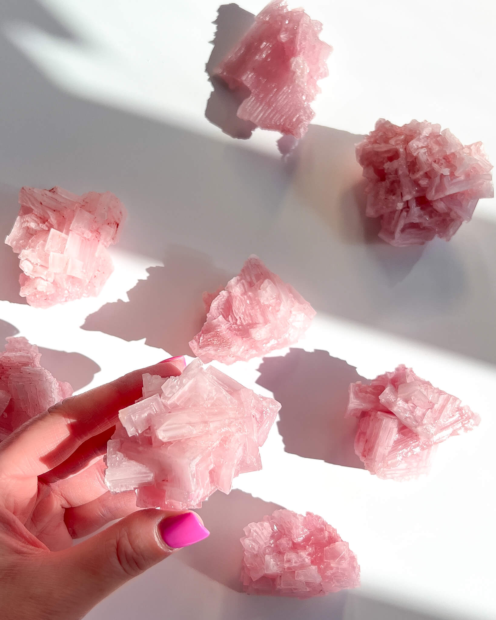 Pink Halite Healing Crystal