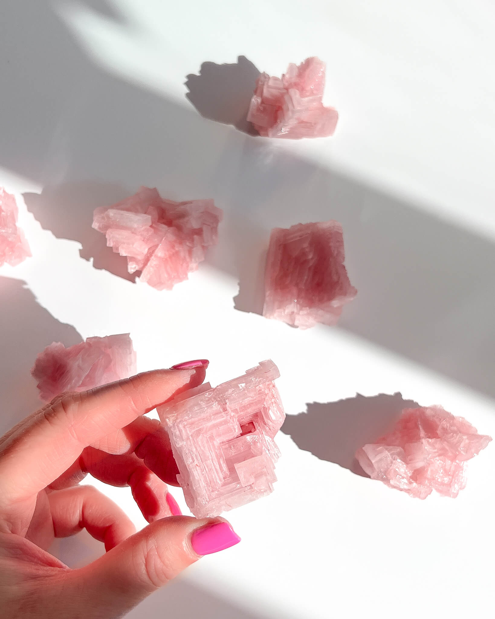 Pink Halite Healing Crystal