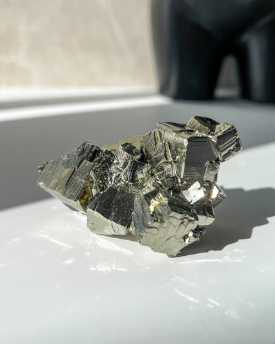 Pyrite Cubic Cluster - 96