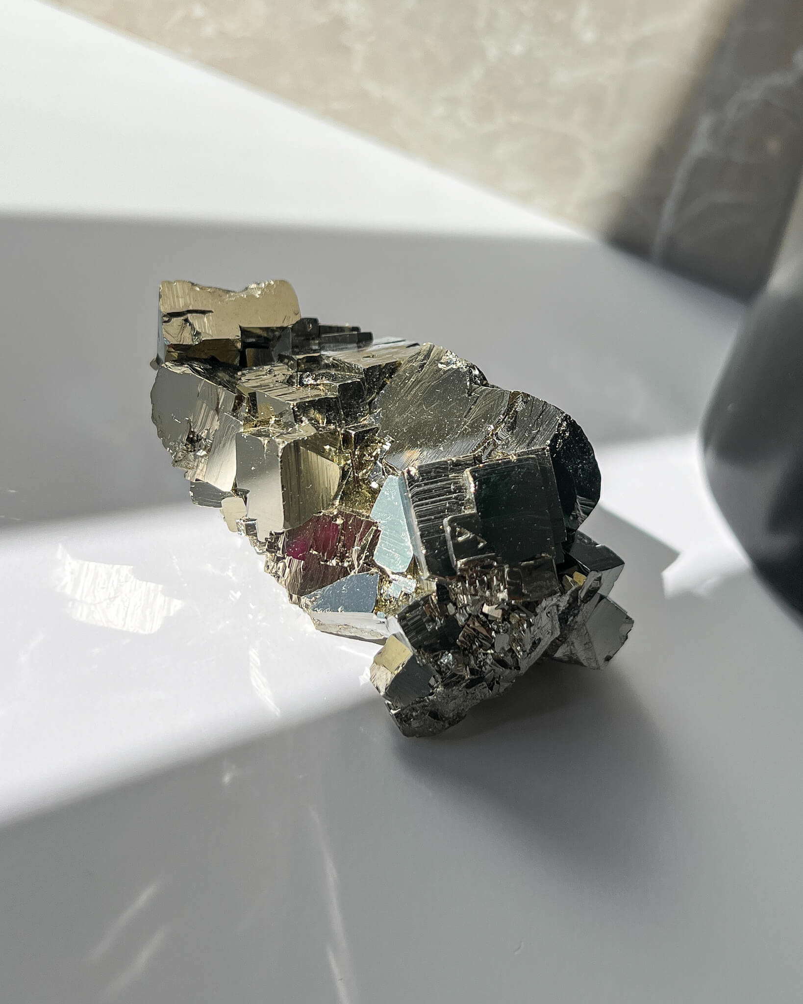Pyrite Cubic Cluster Healing Crystal