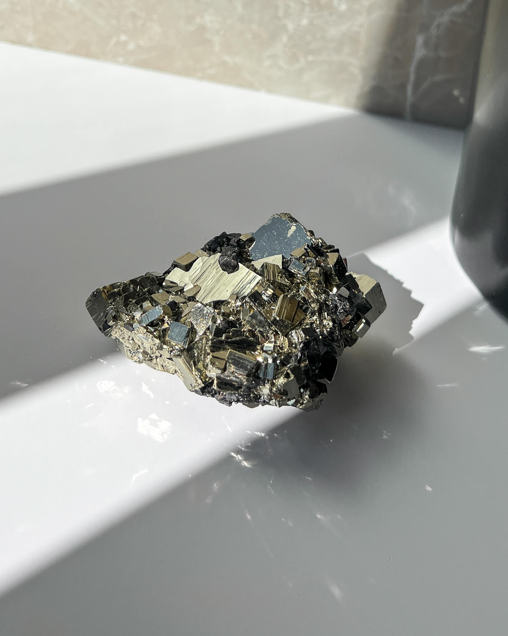 Pyrite Cubic Cluster Healing Crystal