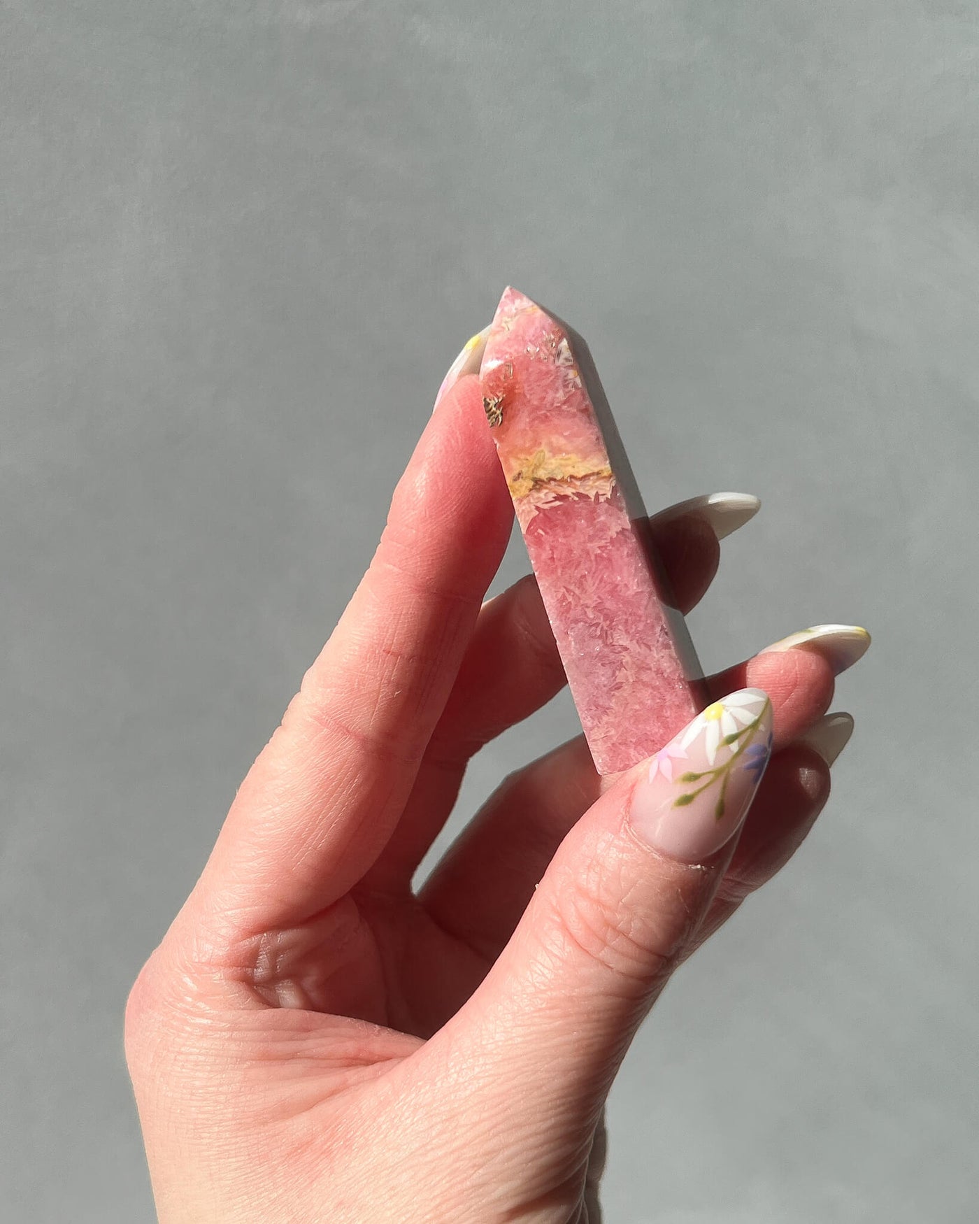 Rhodochrosite Point - 42
