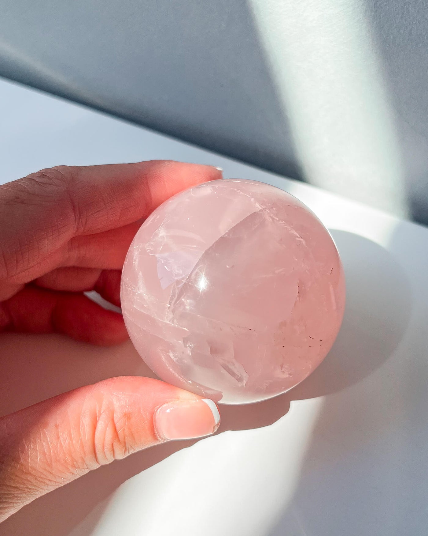 Rose Quartz Sphere - 54