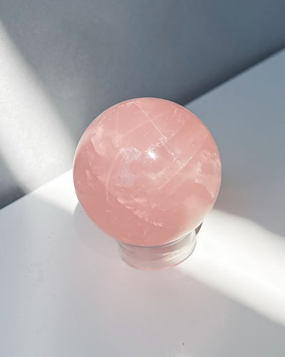 Rose Quartz Sphere - 54