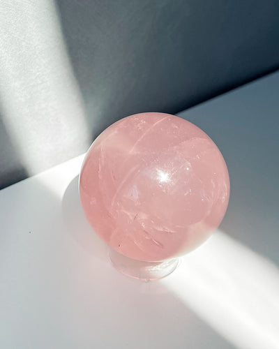 Rose Quartz Sphere - 67