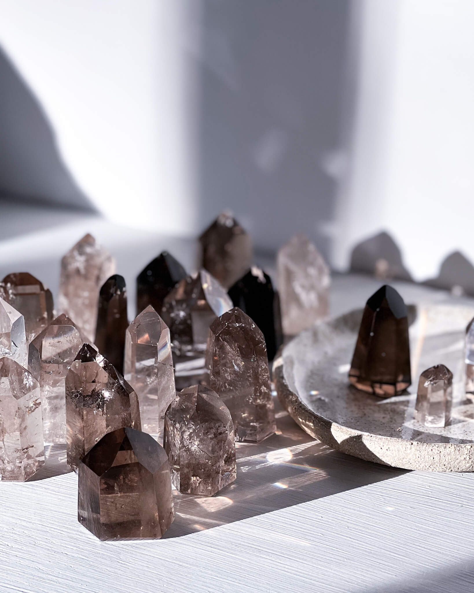 Smoky Quartz Points Healing Crystal