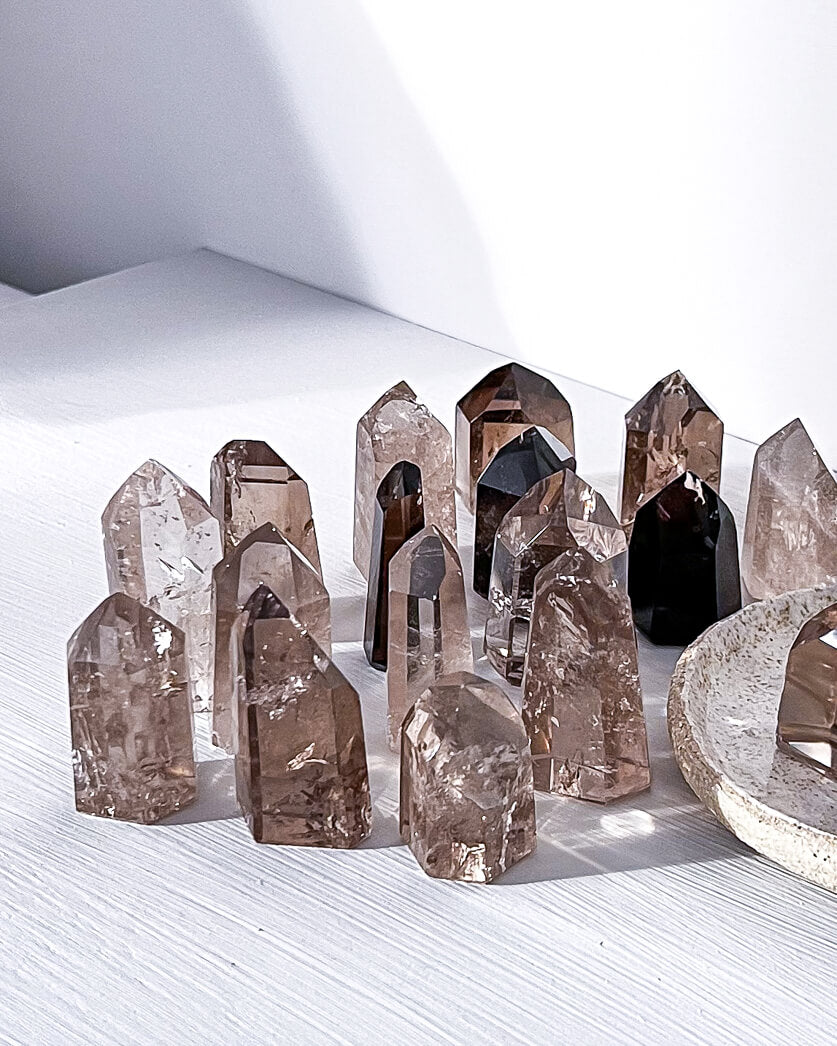 Smoky Quartz Points Healing Crystal